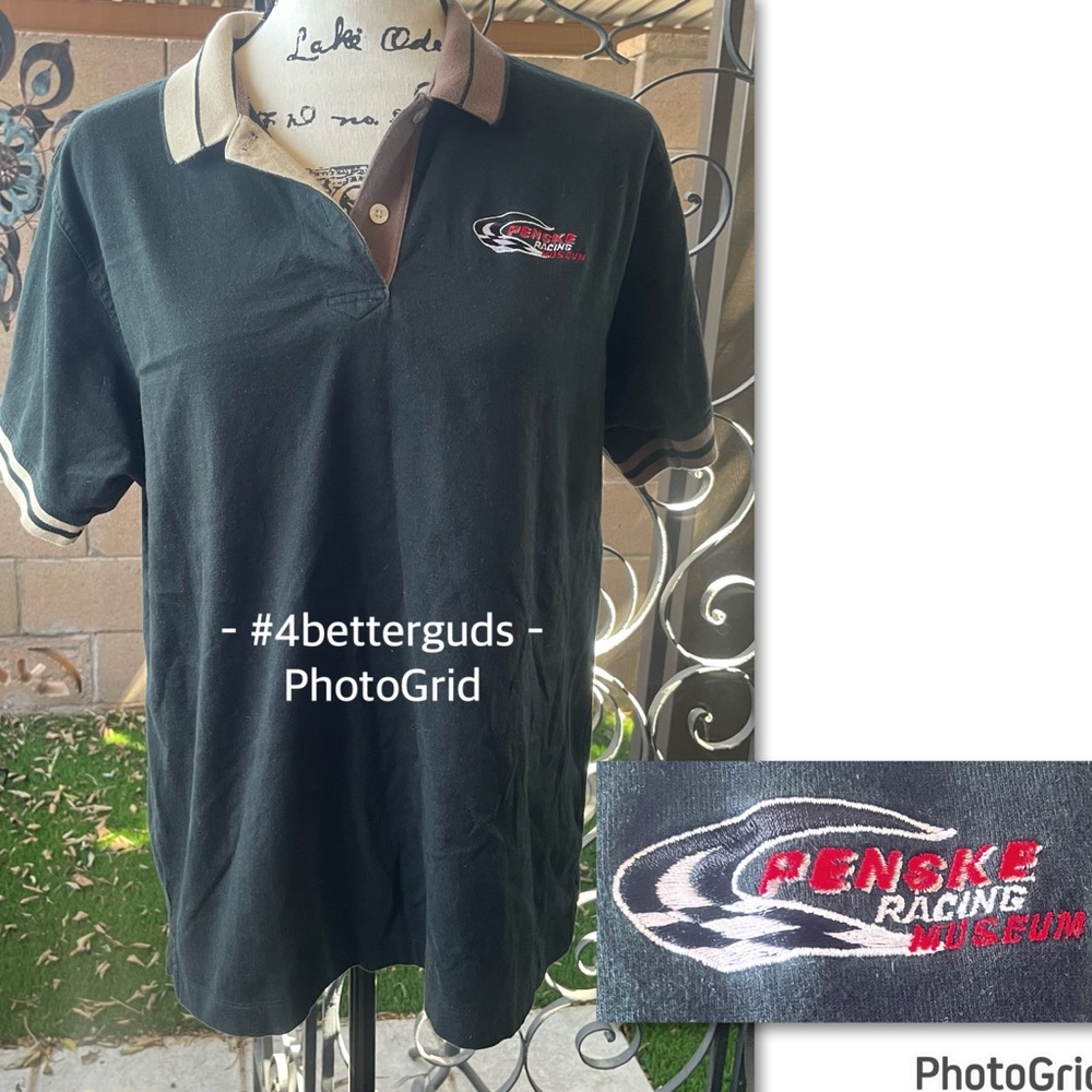Cutter & Buck Penske Racing Museum Cotton Contrast Color Details Cotton Polo XL